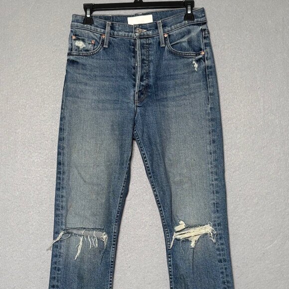 Mother Superior The Tomcat Jeans in Seriously Truce Size 27 Distressed Ankle - Picture 1 of 16